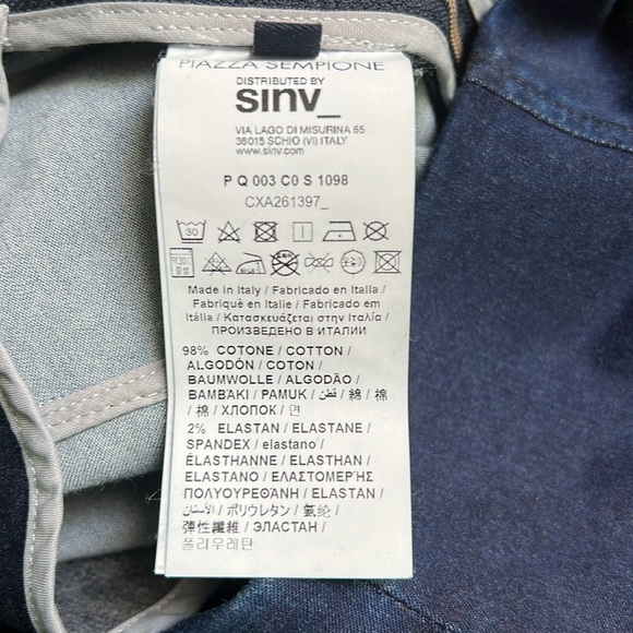 Piazza Sempione Lisa Blue Straight Leg Capri Jeans - Picture 10 of 10